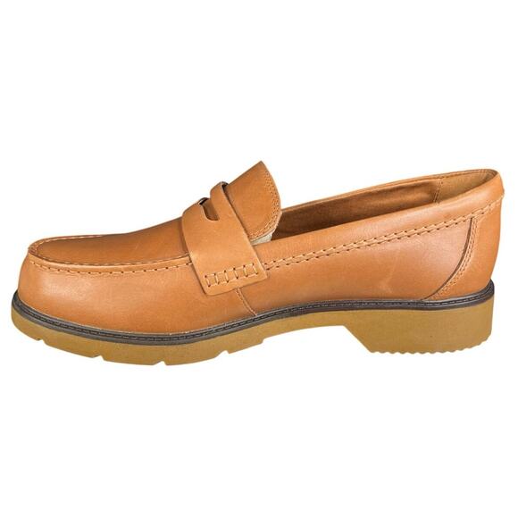 Sperry Women’s Wells Tan Leather Penny Loafer Size US 12 - Picture 2 of 10